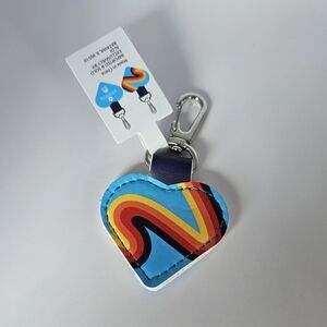 Aldi Colorful Heart-Shaped Quarter Keychain